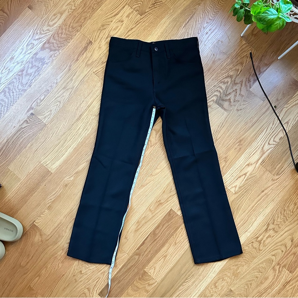 Black Wrangler Wrancher Dress Pants